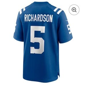 NFL Blue Jersey with White Number